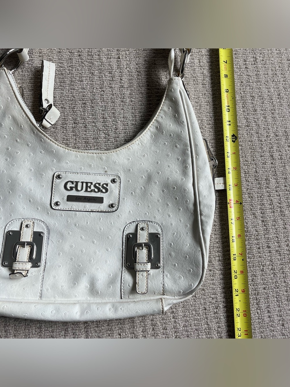 White Guess Faux Leather Bag - Picture 3 of 6